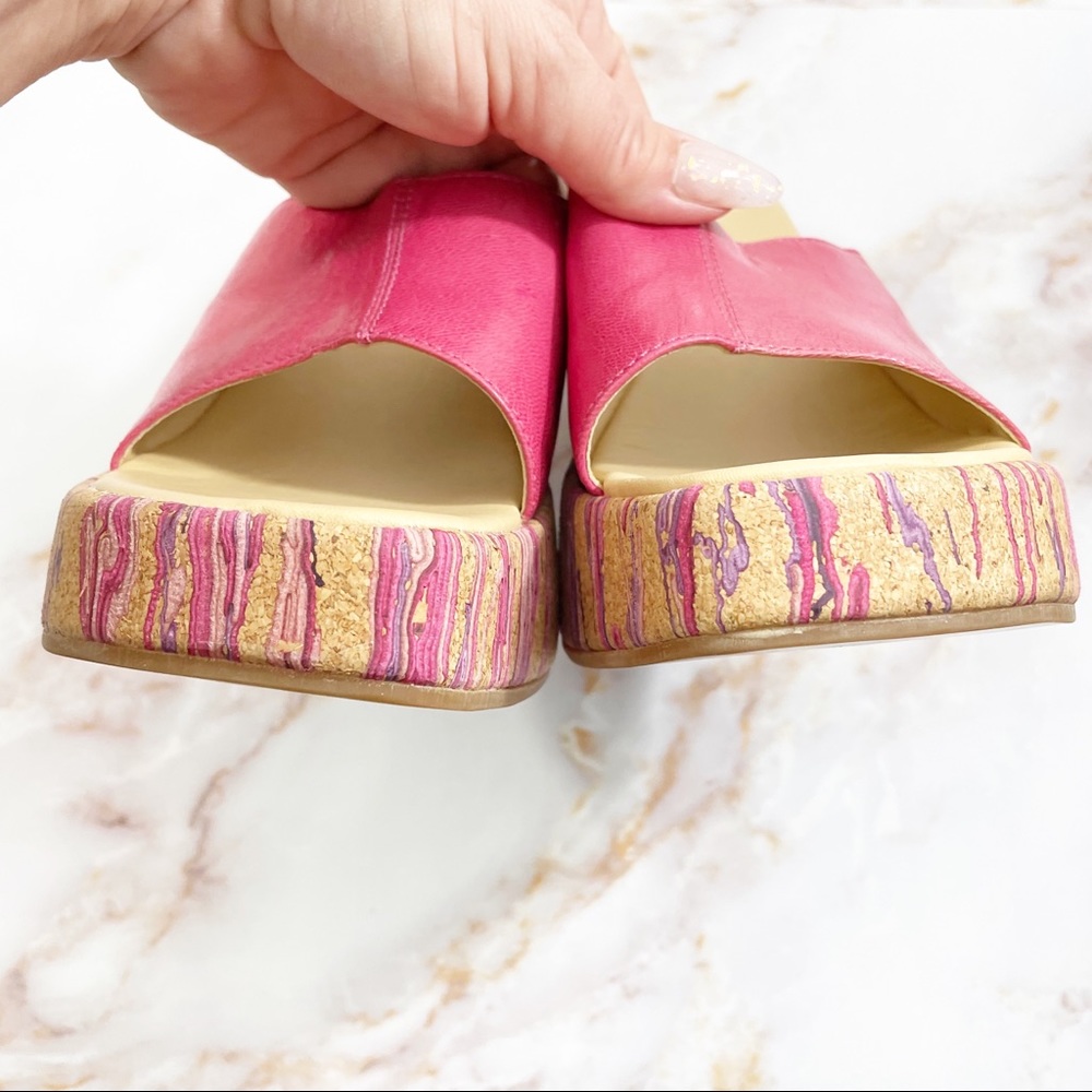 SKETCHERS Y2K Platform Cork Wedge Sandals Size 8.5 - Picture 4 of 10